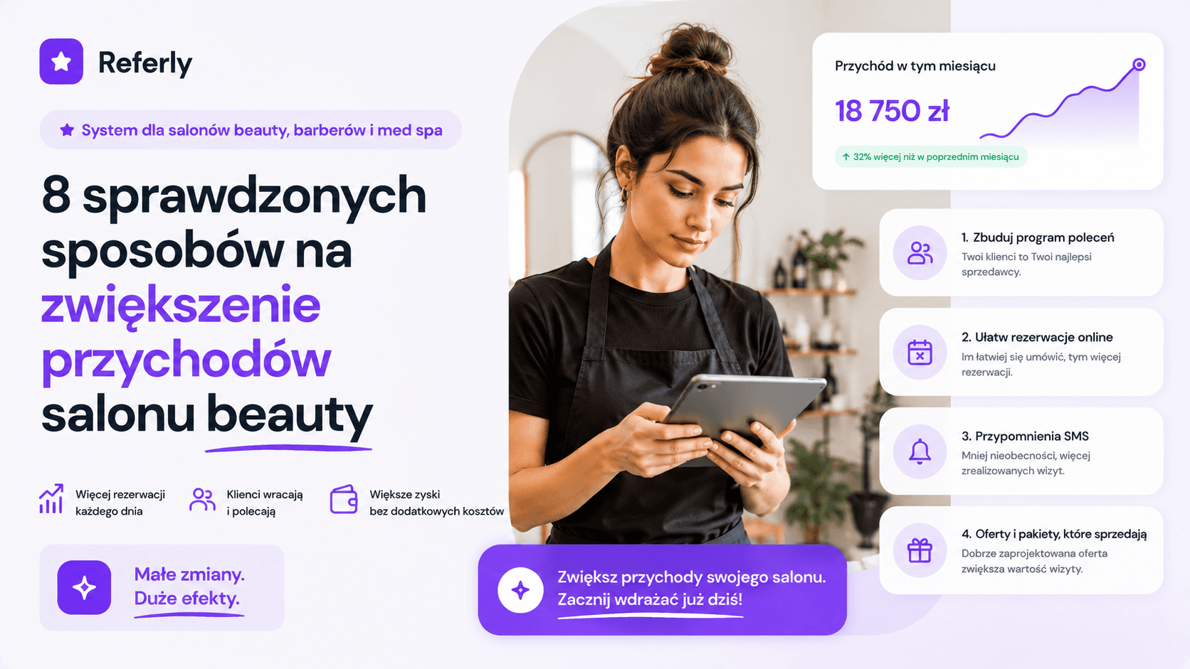 8 sprawdzonych sposobów na zwiększenie przychodów salonu beauty