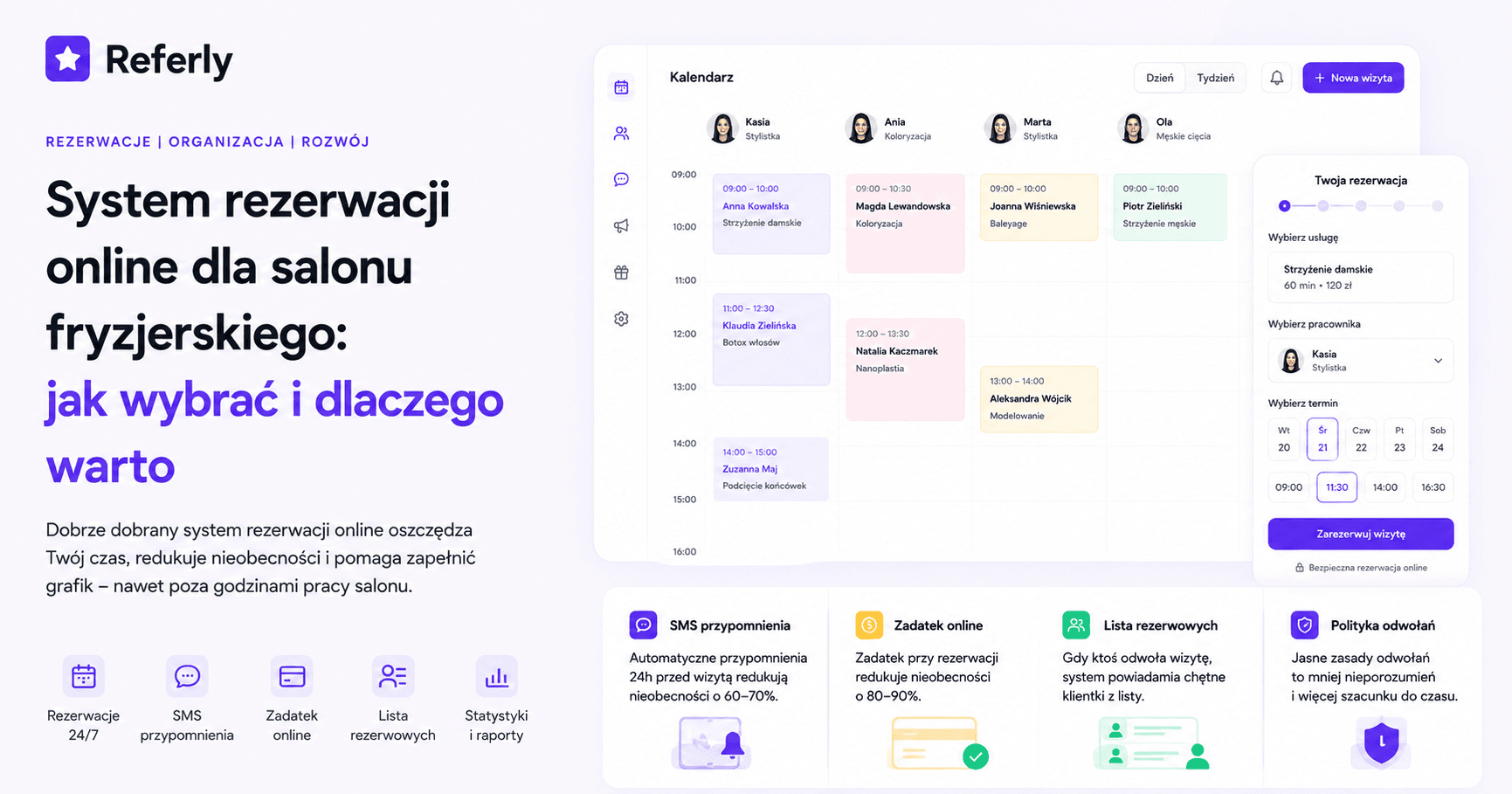 System rezerwacji online dla salonu fryzjerskiego: jak wybrać i dlaczego warto